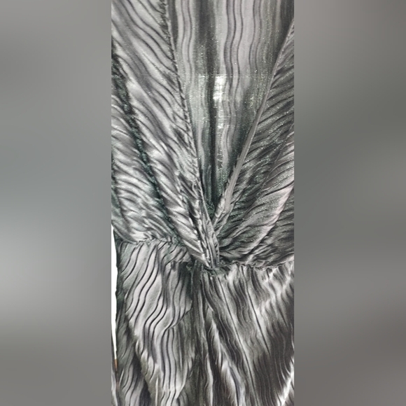 Black Texured Black Mini Dress - Picture 8 of 8